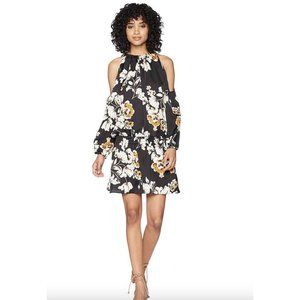 Bishop + Young XS Dress Cold-Shoulder Drop Waist Mini Dress XS NEW!